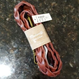 Madewell Braided Leather Shoulder Bag Strap